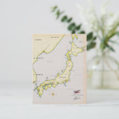 Geïllustreerde kaart van Japan (Staand voorkant)