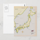 Geïllustreerde kaart van Japan (Voorkant / Achterkant)
