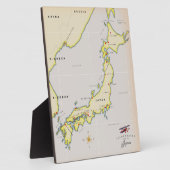 Geïllustreerde kaart van Japan Fotoplaat (Zijkant)