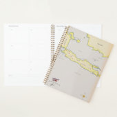 Geïllustreerde kaart van Java. Planner (Display)