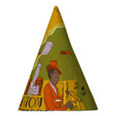 Geïllustreerde kaart van Louisiana: reishoogtepunt Feesthoedjes (Rechts)