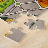 Geïllustreerde kaart van Madrid Jigsaw Puzzle Legpuzzel (Zijkant)