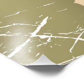 geïllustreerde kaart van Somalië Foto Afdruk (Hoek)