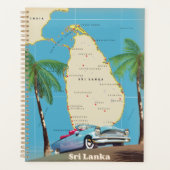 Geïllustreerde kaart van Sri Lanka Planner (Voorkant)