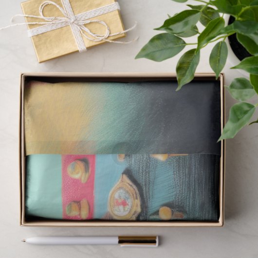 Geïllustreerde kerst notenkraker tissuepapier (Geschenk)