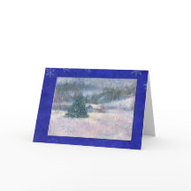 Geïllustreerde Kerstmis van de winter