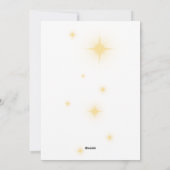 Geïllustreerde kerststal Kaart (Achterkant)