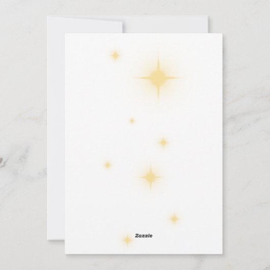 Geïllustreerde kerststal Kaart (Achterkant)