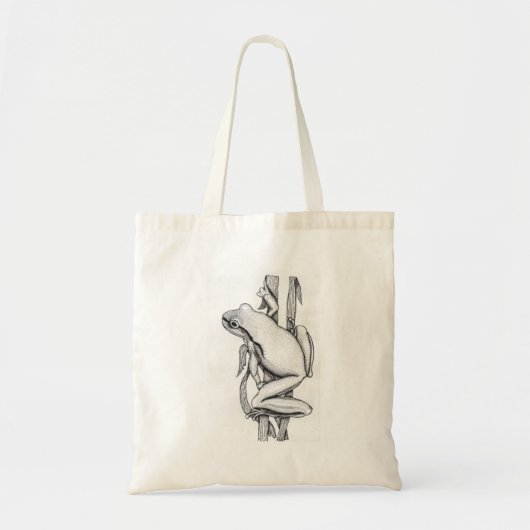 Geïllustreerde kikker op gras - door Skye Ryan-Eva Tote Bag (Voorkant)