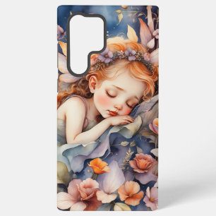 Geïllustreerde kleine fee samsung galaxy hoesje
