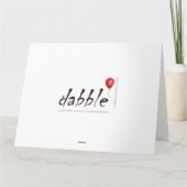 Geïllustreerde knuffelbare ijsbeer, Vaderdagkaart Kaart (Achterkant)