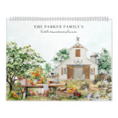 Geïllustreerde maandelijkse homesteading taken kalender (Hoes)