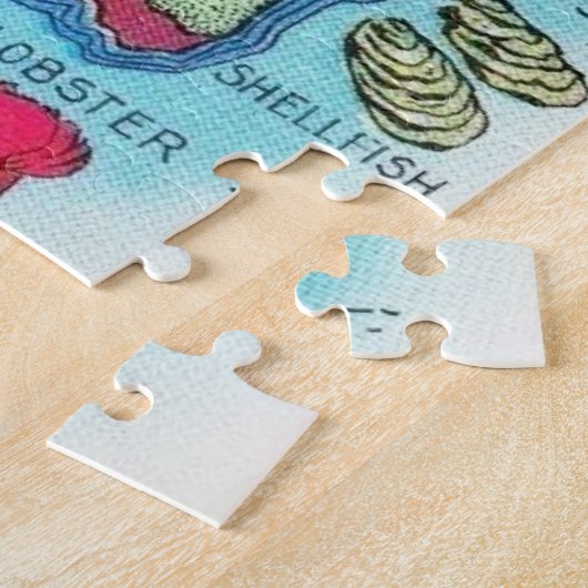  geïllustreerde Marblehead puzzel Legpuzzel (Zijkant)