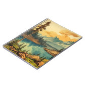 Geïllustreerde Nationale Parkkunst Notitieboek (Linkerzijde)