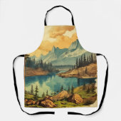  Geïllustreerde Nationale Parkkunst Schort (Voorkant)
