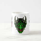Geïllustreerde Oni-demons Koffiemok (Center)