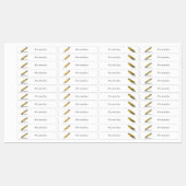 Geïllustreerde Pencil Simple Personalize Teacher N Labels (Vel)