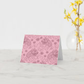 Geïllustreerde Pika Gesprekshart Valentijnskaarten Kaart (Gele Bloem)