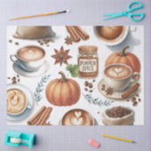 Geïllustreerde pompoengewürz-cadeaupapier tissuepapier (Craft)