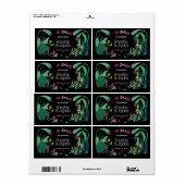 Geïllustreerde productlabels voor druppelflacons etiket (Full Sheet)