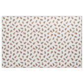 Geïllustreerde Quokkas op Wit Stof (Fat Quarter)
