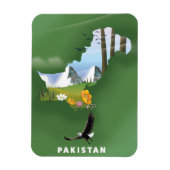 Geïllustreerde reisgids van Pakistan. Magneet (Verticaal)