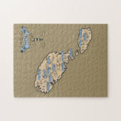 Geïllustreerde reiskaart Malta Legpuzzel (Horizontaal)