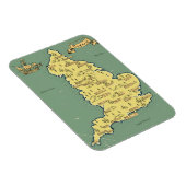 Geïllustreerde reiskaart van Engeland Magneet (Rechterzijde)
