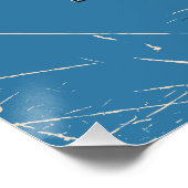 Geïllustreerde reiskaart van India Perfect Poster (Hoek)