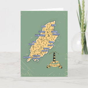 Geïllustreerde reisplattegrond Isle Of Man