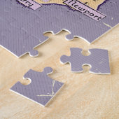 Geïllustreerde reisplattegrond van Wales Legpuzzel (Zijkant)