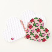 Geïllustreerde Sequin Rozen Notitieboek (Binnen)