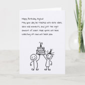 Geïllustreerde Sketch Schattige Rizz Grappig Verja Kaart (Voorkant)