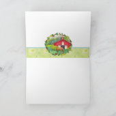 Geïllustreerde Tabby in Tuin Custom Congrats Kaart (Binnen)