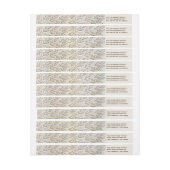 Geïllustreerde takken Woodland Holiday Christmas (Vel)