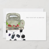 Geïllustreerde Trouw-FOTOCollagekaart Bedankt (Achterkant)