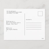 Geïllustreerde unieke Noordpool kaart Foto Kerstmi (Achterkant)