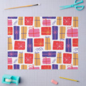 Geïllustreerde vakantie Cadeaus kerst Tissuepapier (Craft)