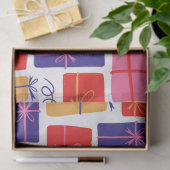 Geïllustreerde vakantie Cadeaus kerst Tissuepapier (Geschenk)