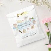 Geïllustreerde Waterverf Gebakken Met Liefde Bedankzakje (Gezegeld)