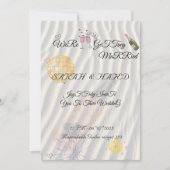 Geïllustreerde Wedding Suite Sjabloon Hand getrokk Kaart (Voorkant)