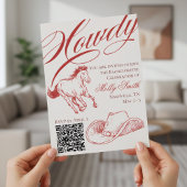 Geïllustreerde Westerne Rode Bachelorette Route Kaart