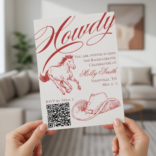 Geïllustreerde Westerne Rode Bachelorette Route Kaart