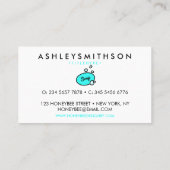 geïllustreerde zeep visitekaartje (Achterkant)