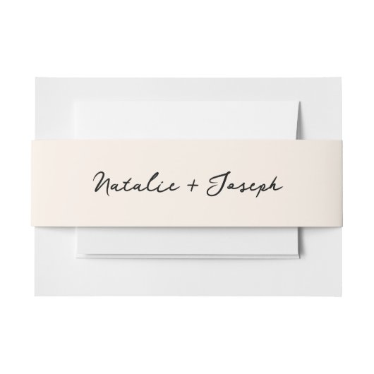 Geïllustreerde zwarte handgeschreven retro leuke b uitnodigingen wikkel (Voorkant Voorbeeld)