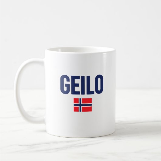 GEILO Noorwegen Koffiemok (Links)