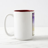 Geilo, Noorwegen skiposter Tweekleurige Koffiemok (Links)