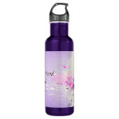 Geïmmortaliseerd in inktwaterfles waterfles  (Voorkant)