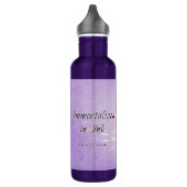 Geïmmortaliseerd in inktwaterfles waterfles  (Links)