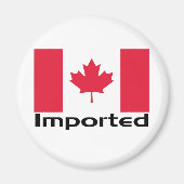 Geïmporteerd Canada Magneet (Voorkant)
